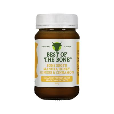 Best of the Bone Bone Broth Beef Concentrate Manuka Honey, Ginger & Cinnamon 390g Best of the Bone Bone Broth Beef Concentrate Manuka Honey, Ginger & Cinnamon 390g